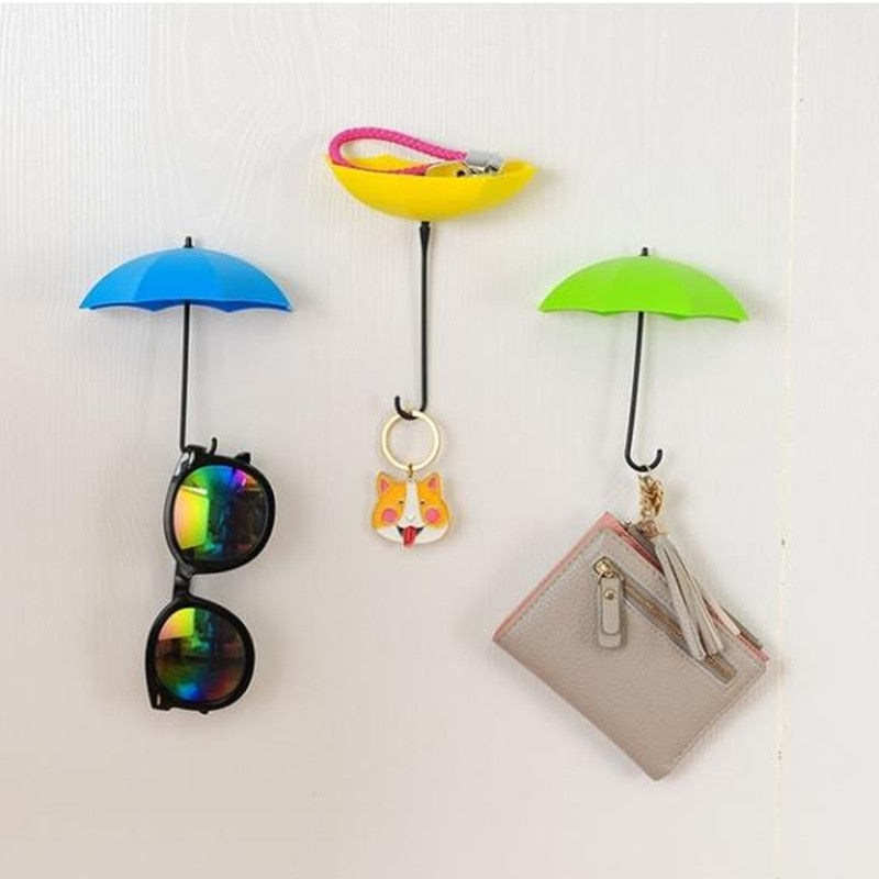 3pcs Creative Shaped Storage Nail Free Hook - Homegenics