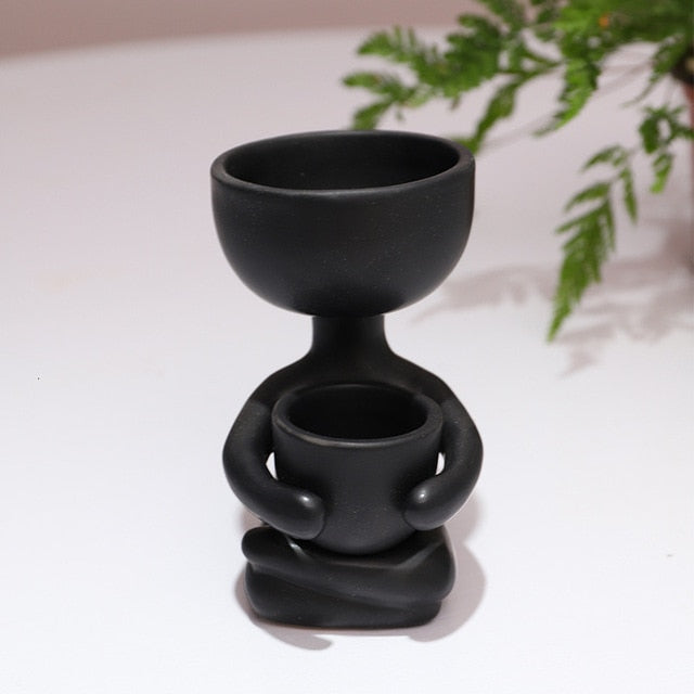 Humanoid Ceramic Flower Pot - Homegenics