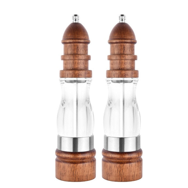 Wooden Salt and Pepper Grinder Set - Homegenics