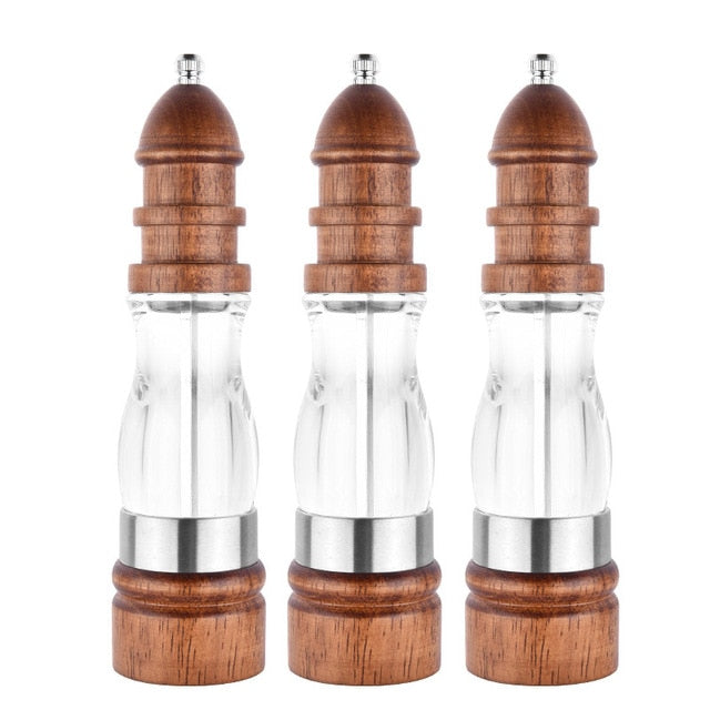 Wooden Salt and Pepper Grinder Set - Homegenics