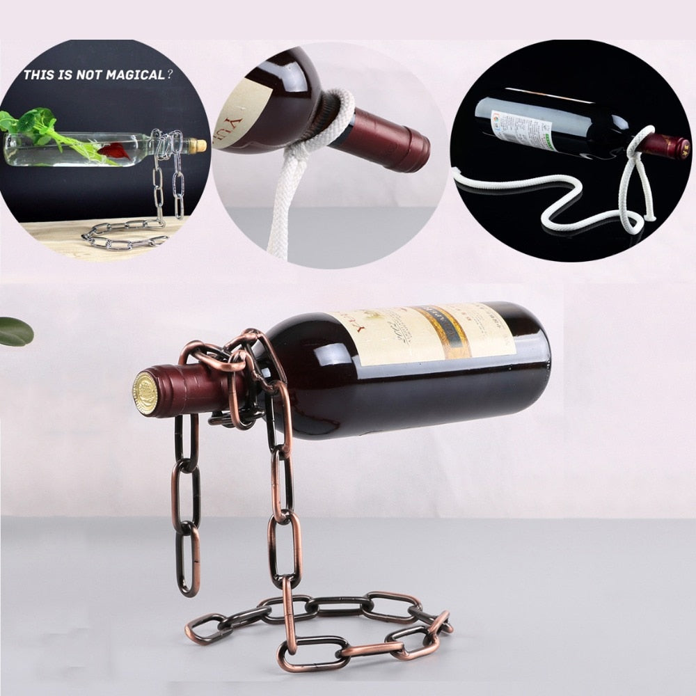 Magic Hanging Wine Display Stand