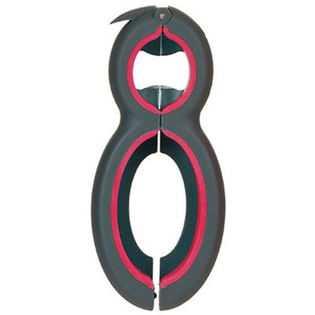 6 in 1 Multi Function Twist Bottle Opener - Homegenics