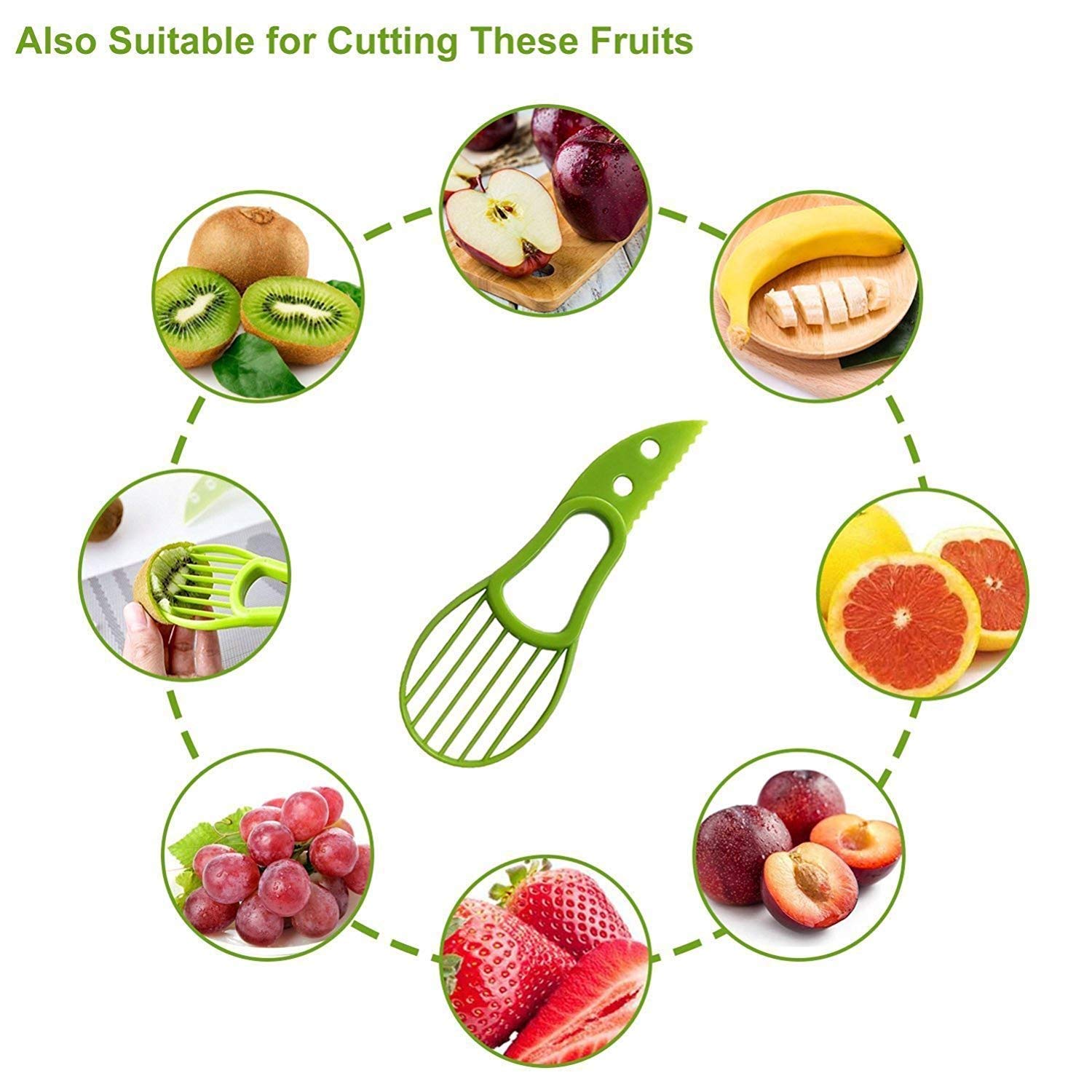 3-in-1 Avocado Fruit Cutter - Homegenics