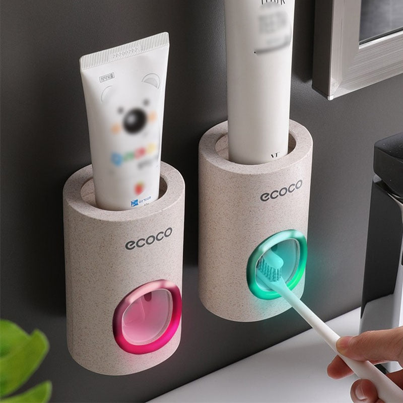 Automatic Toothpaste Dispenser Wall Mount Stand - Homegenics