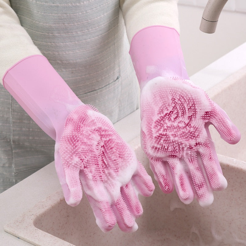 Magic Dishwashing Silicone Gloves - Homegenics