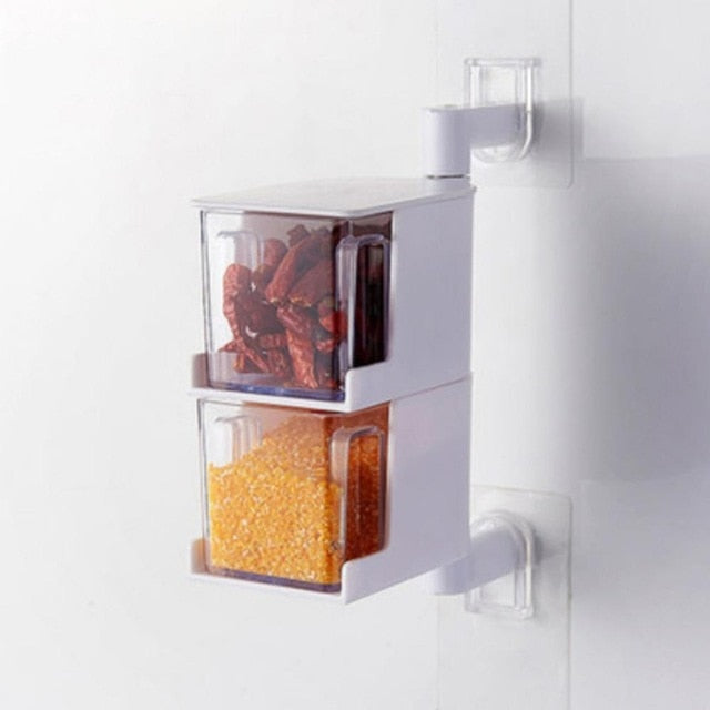 360 Degree Rotating Wall Mount Storage Rack