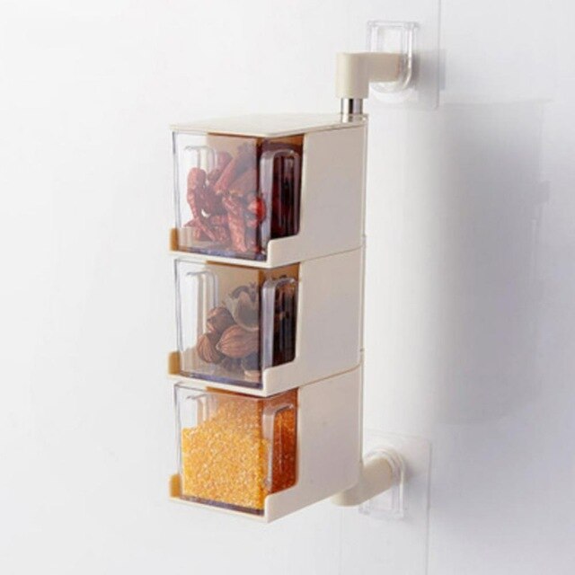 360 Degree Rotating Wall Mount Storage Rack