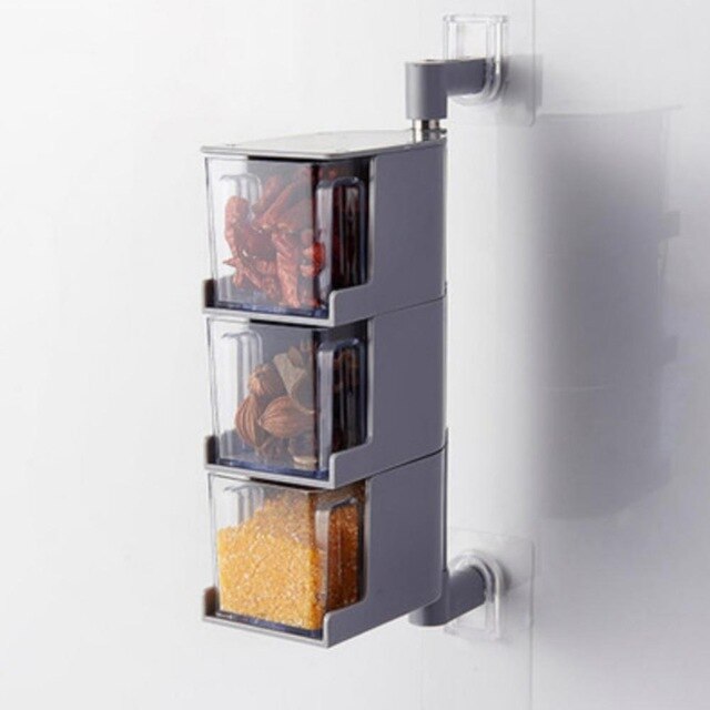 360 Degree Rotating Wall Mount Storage Rack