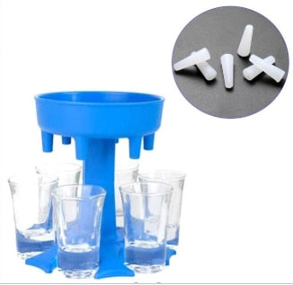 6 Shot Glass Dispenser Holder - Homegenics