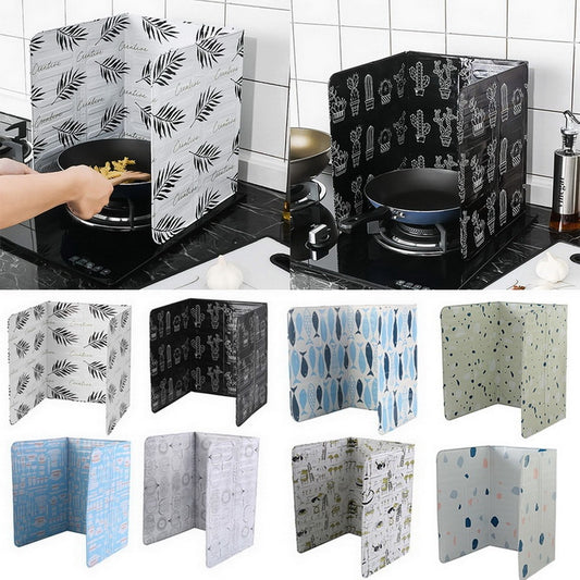 1PC Aluminum Foldable Kitchen Splash Protection Screen - Homegenics