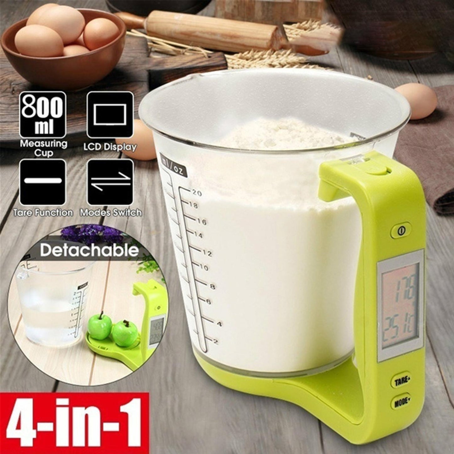 1000g Electronic Measuring Cup Scale - Homegenics