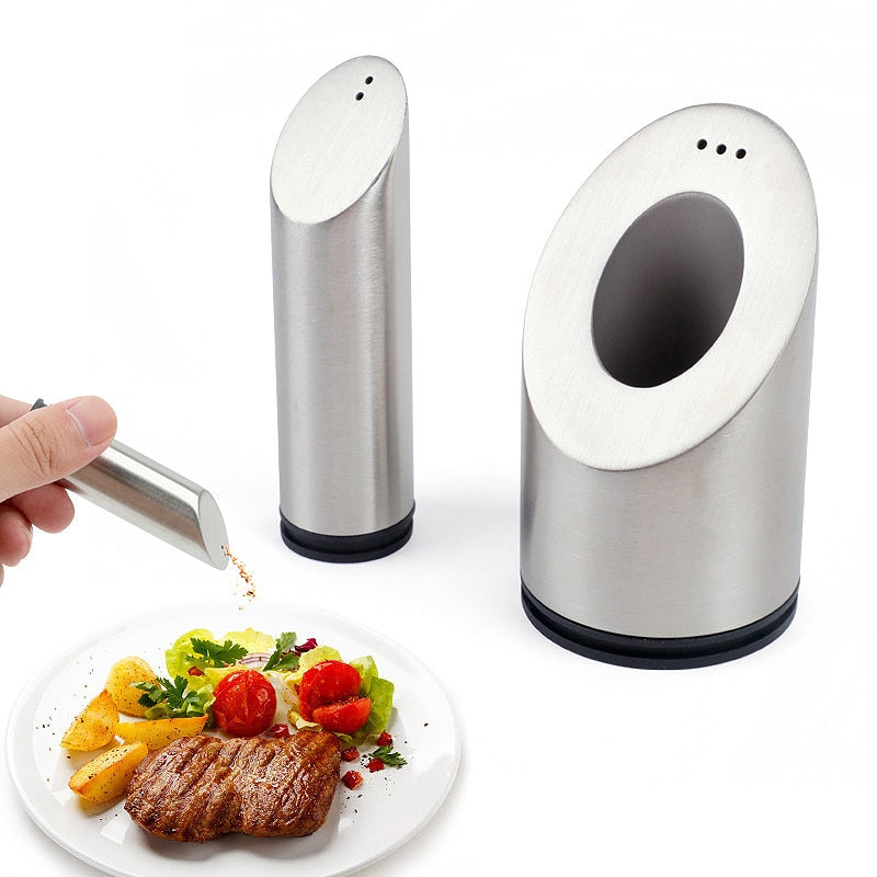 1Pcs Stainless Steel Salt And Pepper Shakers Set - Homegenics